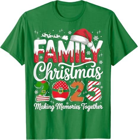 Family Christmas 2025 Matching Outfit Xmas Squad Santa T-Shirt S