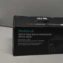 Nekteck Shiatsu Neck Massager with Heat for Pain Relief Deep Tissue, Valentines Day Gifts for Him Her Relaxation Tools, FSA Eligible Back Shoulder Kneading Massage Pillow, HSA Eligible (NOT Cordless) (Black)