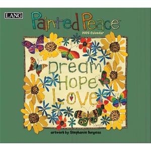 Lang, Painted Peace 2026 Wall Calendar by Stephanie Burgess, 13.4'' X 12'', 12-Month Calendar with Stapled Binding