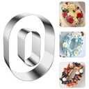 ZADE 11 Inch 304 Stainless Steel Large Size Number Cake Mousse Mold Number 0 Tiramisu Cheesecake Mold Cookie Cutter Bakeware 3D Cake Baking Pan for Birthday and Baking, Party
