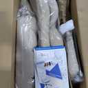 Efomao Big and Tall Office Chair 400lbs  PU Leather Executive Office Chair with Lumbar Support & Leg Rest, Heavy-Duty Computer Chair for Home Office, Dark Beige