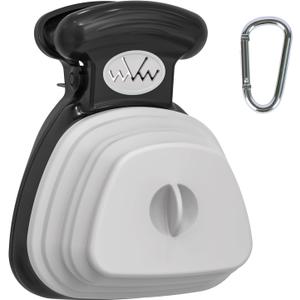 SUPERDESIGN Portable and Versatile Pet Poop Scooper, Ideal for Walking Traveling and Camping with Small and Large with CLeash Clip and Garbage Bag Bin Dogs Poop Scooper Small
