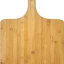 Outset Pizza Peel, Extra Large Bamboo Pizza Paddle, 18" x 14", Tan