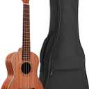 26in Ukulele Case, Waterproof Durable Ukulele Padded Bag with Adjustable Straps for Tenor