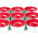 10 X RED TEA LIGHTS HOURS LONG BURN NIGHT LIGHT SCENTED CANDLES (PACK OF 5)