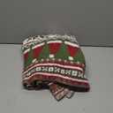 Namalu Large Chrismas Gingerbread Throw Blanket 50 x 60 Inch Soft Xmas Gingerbread Man Knit Throw Reversible Knitted Blanket for Couch Bed Sofa, Microfiber Lightweight Decorative Poinsettia