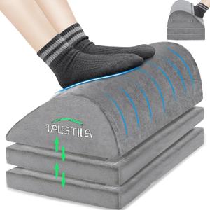 TALSTILA Foot Rest for Under Desk at Work, Under Desk Footrest, Ergonomic 3 Adjustable Heights Footrests, Footrest with Feet Warm Pocket, for Office Desks & Office Chair - Back & Leg Hip Pain Relief TALSTILA Foot Rest for Under Desk at Work, Under Desk Footrest, Ergonomic 3 Adjustable Heights Footrests, Footrest with Feet Warm Pocket, for Office Desks & Office Chair - Back & Leg Hip Pain Relief
