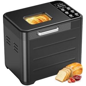 NEWBULIG 21-IN-1 Bread Maker, Automatic Bread Machine, Stainless Steel