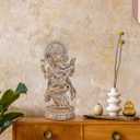 Suoedd Lord Ganesha Statues Hindu Elephant God Statue Indian Ganesh Buddha Resin Sculpture Figurine Handmade Gift,Garden,Car,Decoration Ornaments for Home