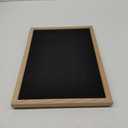 Core Home Felt Letter Board with Vintage Frame and Stand - Includes 128 Letters, Numbers, and Symbols - 11" x 14" - Black