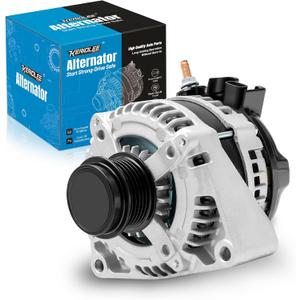 New Alternator Fit for Chevrolet Express 2500 3500/Silverado 1500/Suburban, for GMC Savana 3500/Sierra 1500/Yukon Alternator, 150A 12V 6-Groove Pulley Car Alternator Replacement 1042118340 84143543