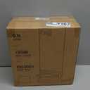 Cesun Small Bathroom Trash Can with Lid Soft Close, Step Pedal, 6 Liter / 1.6 Gallon Stainless Steel Garbage Can with Removable Inner Bucket, Anti-Fingerprint Finish (Brown)