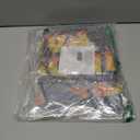 Dinosaur Birthday Party Decorations Supplies - Dino Park Door Porch Banner Backdrop and Green Foil Fringe Curtains for Jungle Safari Theme Boys Kids Favors Photoshoot Props