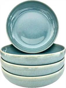CeramicAzoia Dinnerware Set of 4 (Atacama Green, Pasta Bowl)…