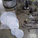 VEVOR Adult Set 22 inches Complete Full Size Drum Kit (SH-003-SY) (Silver)