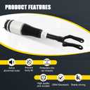 DICMIC Front Left Air Suspension Strut Shock Absorber Compatible with 2011-2015 Jeep Grand Cherokee Replace# 68029903, 68029903AC, 68029903AD, 68029903AE, 68029903AF