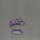 TATOFY Lock Case for Airpods Pro Case, Flowers Hard iPod Pro Cover for Women Girls with Phone Stand Cleaner Kit (Lavender, AirPods Pro 2 & Pro)