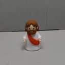 Jesus Night Light Rechargeable Bedside Night Light Dimmable Silicone LED Light Ideal for Religious Gatherings, Gifts for Sunday School, Baptism Presents, Easter Egg Decorations (red)