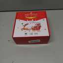 5PC Christmas Window Lights Decorations, Window Christmas Decorations with Suction Cup, Lighted Bell Tree Reindeer Snowflake Star with Timer Function, for Windows, Glass Walls, Christmas Trees (Colourful)