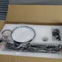 LEPOWER Metal Desk Lamp, Adjustable Goose Neck Architect Table Lamp with On/Off Switch, Swing Arm Desk Lamp with Clamp, Eye-Caring Reading Lamp for Bedroom, Study Room &Office (Sandy Black)