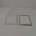 Gold 8x10"Floating Frame 2 Pack,For Picture 4x6'',5x7'',6x8''Adjustable Tabletop/Shelf floating picture frame 5x7'', Classy Gift Choice for Wedding,Thanksgiving,Christmas,Home or Office Decor