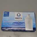 Brita Standard Water Filter for Pitchers and Dispensers, BPA-Free, Reduces Copper, Cadmium and Mercury Impurities, Lasts Two Months or 40 Gallons, Includes 4 Filters for Pitchers
