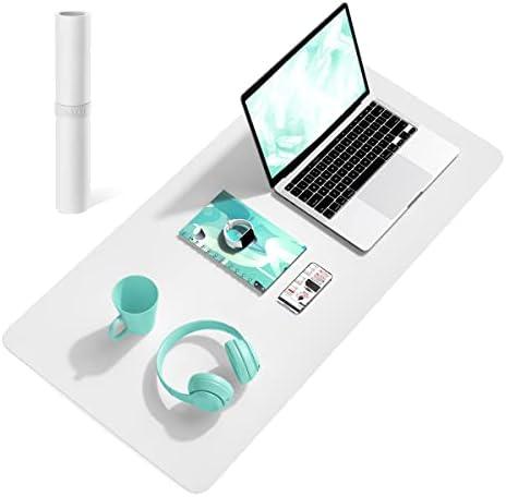 Amazon.com : YSAGi Non-Slip Leather Desk Pad, Waterproof Laptop Computer Desk Keyboard Mat, Table Protector Blotter Mat, Large Mouse Pad for Office/Work/Home/Decor(White, 31.5" x 15.7") : Office Products