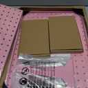 2Pcs Peg Board Display Stand with 15 Hooks, Tabletop Rack for Craft Shows, Jewelry Selling & Vendor Events, Portable Keychain Display for Accessories, Retail Stores & Boutiques, 17 * 13Inch
