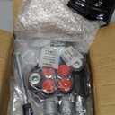 Hydraulic Control Valve with Joystick, 2 Spool 11GPM Hydraulic Directional Valve for Log Splitters, Tractors Loaders