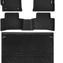 Naibeve Floor Mats for Toyota Corolla Cross 2022 2023 2024 2025 Fuel AWD(Not for Fuel FWD&Hybrid AWD)-All Weather for Toyota Corolla Cross Floor Mats Floor Liner Mats Accessories