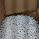 US Weight 2" x 500' SunSheild Plastic Safety Chain – White