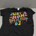 Just A Mom Who Is Tired Of Hearing 67 Six Seven Meme Women T Shirt Black Size L