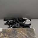 ZIOTHUM 5 Tier 67inch Industrial Pipe Shelving, Shelves Shelf Rustic Tier Black in