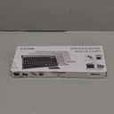 Wireless Keyboard and Mouse Ultra Slim Combo, TopMate 2.4G Silent Compact USB 2400DPI Mouse and Scissor Switch Keyboard Set with Cover, Batteries Included, for PC/Laptop/Windows/Mac - Rose Gold White