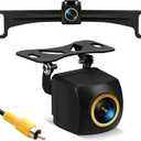 Backup Camera, License Plate Backup Camera for car,AHD 1080P Metal 170 Degree Wide Angle Rearview Reversing Camera,Reverse Rear View Camera for Car Vehicle SUV RV [HD/AHD]