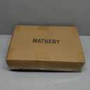 MATBEBY Twin Size Mattress Pad - Cooling Breathable Mattress Topper, Quilted Fitted Mattress Protector, Pillow Top Mattress Cover with 8-21" Deep Pocket, Soft, Machine Washable, White, 39x75 Inches