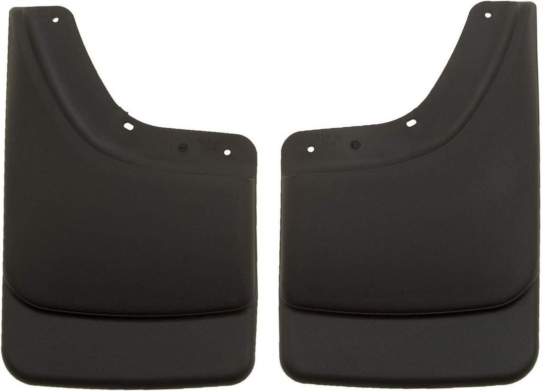 Husky Liners - Rear Mud Guards | 2002-2009 Dodge Ram 1500/2500/3500 w/Single Rear Wheels & w/o OEM Fender Flares, Rear Set - Black, 2 Pc. | 57061