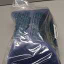 Knee Pillow for Side Sleepers - Relief from Sciatica Pain, Back/Leg Pain, Pregnancy, Hip and Joint Pain Memory Foam Leg Pillow + Free Sleep Mask and Ear Plugs (Blue)