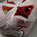 Zubebe 6 Pcs 8" Extra Large Outdoors Christmas Balls Ornaments Jumbo Oversized Christmas Tree Decorations Giant Hanging Xmas Plastic Balls Ornaments for Lawn Yard Decoration (Red)