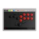 8BitDo All-Button Arcade Controller for Switch/Switch 2 & Windows Bluetooth, 2.4G, Wired Connectivity, Low-profile Mechanical Switches, 4 Programmable Buttons, Hot-swappable PCB, N-Edition