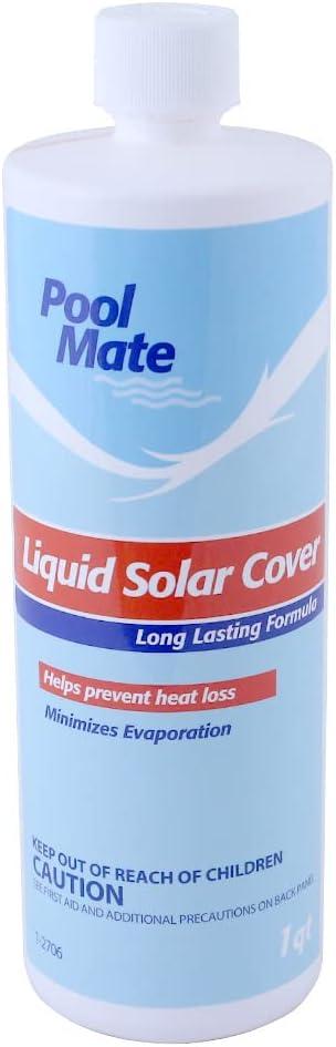 Pool Mate 1-Quart Premium Liquid Solar Cover, Liquid Solar Blanket for Pool, Made in USA