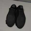 Hehainom Girls Mary Jane Dress Shoes Rhinestones Bows Flower Girl Wedding Princess Low Heels Toddler Little Kids Pump Shoes (Blacksuede,2 Little Kid)