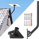 Starlink Gen 3 Mount, Adjustable Starlink Mounting Kit Compatible with V3 Starlink Standard Dish, Starlink Long Wall Mount for Starlink Internet Kit Satellite Include Starlink Gen 3 Pipe Adapter