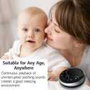 Sound Machine Loud White Noise Machine Nonstop Brown Noise Sleep Machine 30 Soothing Sounds for Baby Kids Adults Pink Noise Sounds Machine 36-Level Vol 4 Timer Memory Function for Home Travel Office