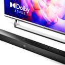 GEOYEAO Soundbar, 2.1 Speaker with Dolby Atmos, 190W Six Speakers 37 inch Sound Bars for TV, Bluetooth & HDMI-ARC Surround Sound System with HDMI-ARC/Optical/AUX/Bluetooth Connection