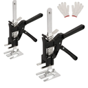 2 Pack Labor Saving Arm Jack, Lever Arm Lifter Hand Tool Jacks, Effort Elevator for Installing Doors Windows Cabinet, Furniture Drywall Lifter Jack