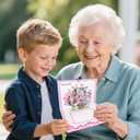 DWEARY floral 80th birthday decorations for women - 20 Guests - happy 80th party plates and napkins with birthday card - flower rose gold 80 year old decor supplies