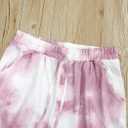 MYGBCPJS 2Pcs Kids Girls Tie Dye Sweatsuit Child Cotton Long Sleeve Outfits Set Sport Tracksuit Tops + Sweatpants