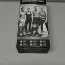 CHARMKING Compression Socks for Women & Men Circulation (3 Pairs) 15-20 mmHg is Best Support for Athletic Running Cycling