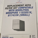 EFILTERS USAHEPA Air Purifier Filter Set Fit Whirlpool Whispure #ERO19+013